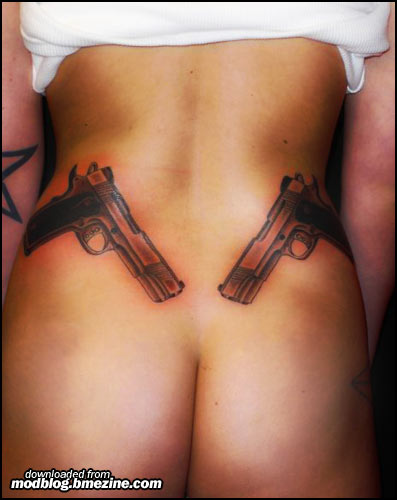 More gun tattoos