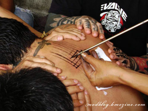 Hand Poked Tattoos From Thailand