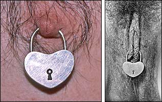 Body piercing locks