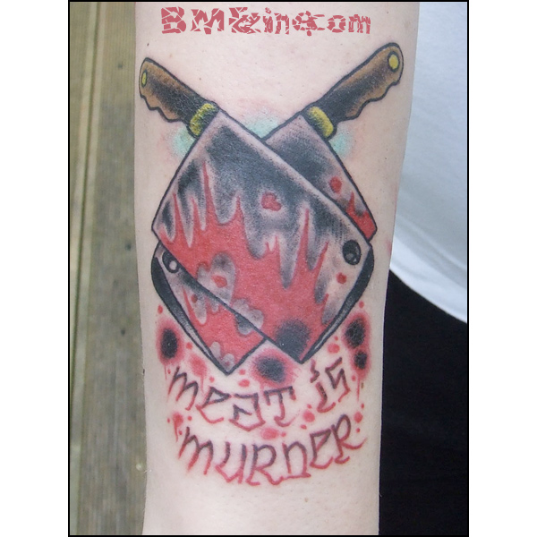 Meat is Murder tattoo