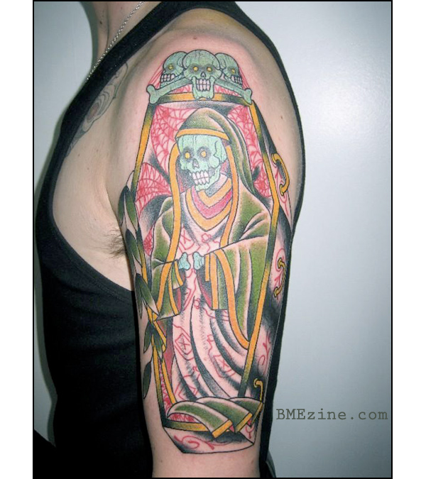You can explain that to Guadalupe de los Muertos up there Tattoo on El 