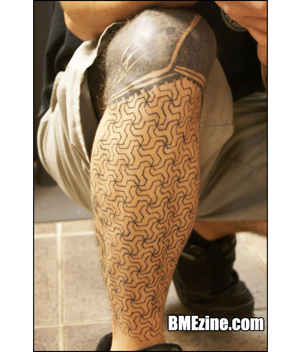 See more in Tribal and Blackwork Tattoos Tattoos calf tattoos for guys