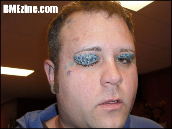 This week's supersexy controversy centered on this permanent eye shadow
