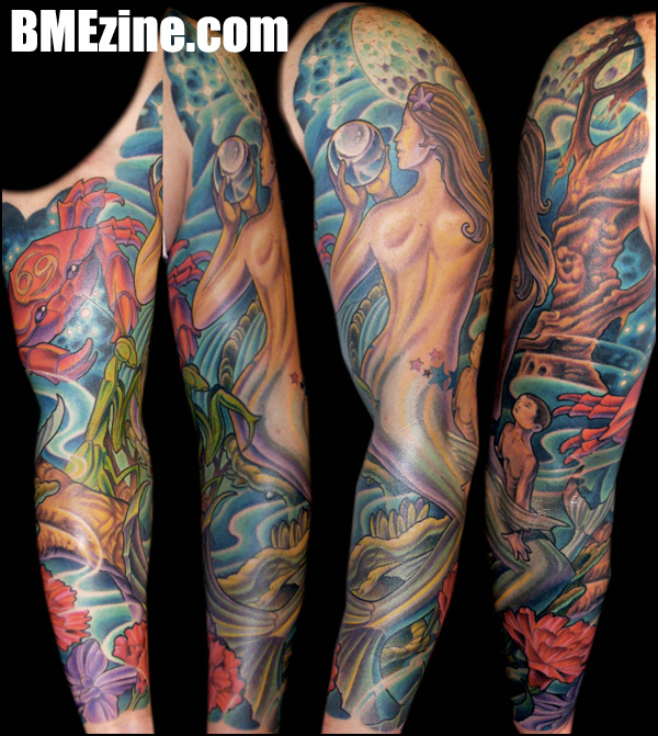 After last night's beautiful colorful sleeve post we took a very 