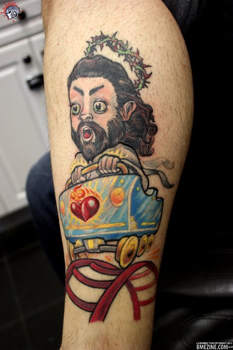 Jesse Smith from Perfect Image in London did this biblical tattoo